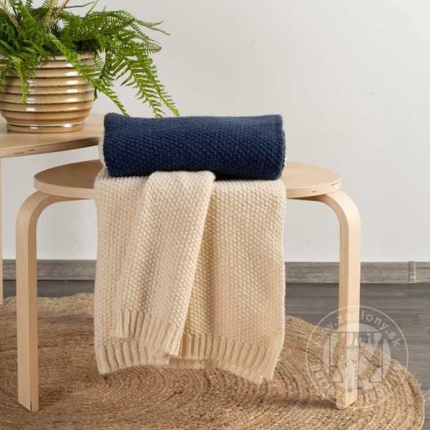 Deka PLED 130x170cm béžová/granátová