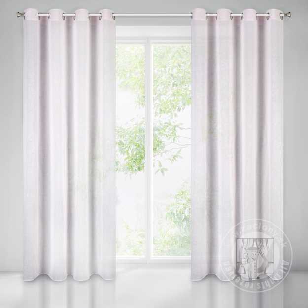 Záves PAOLA na krúžkoch 140x250cm ružový