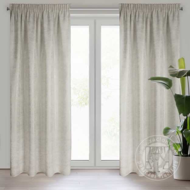 Záves BLANKA na páske 140x250cm naturálny