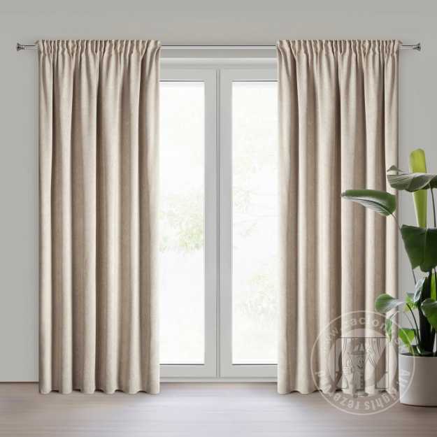 Záves MEGI na páske 140x270cm béžový