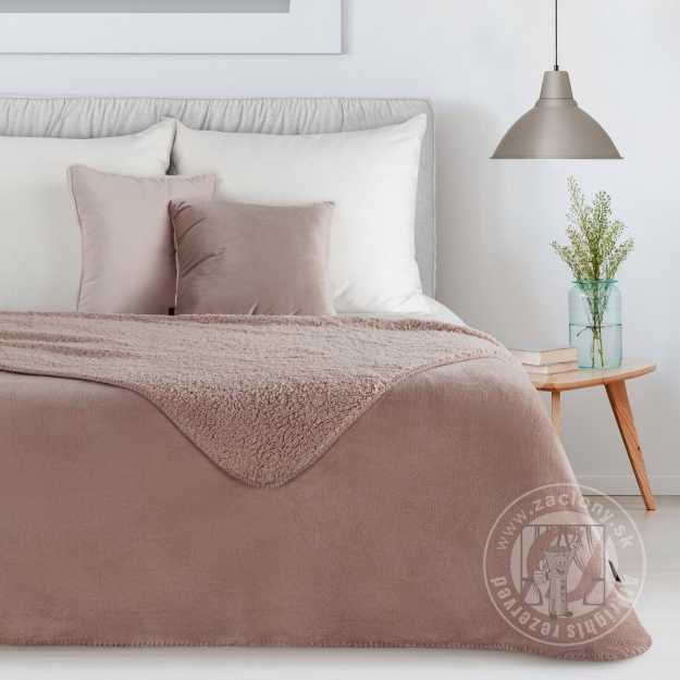 Deka obojstranná TEDY 170x210cm púdrová
