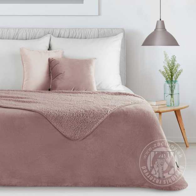 Deka obojstranná TEDY 200x220cm ružová