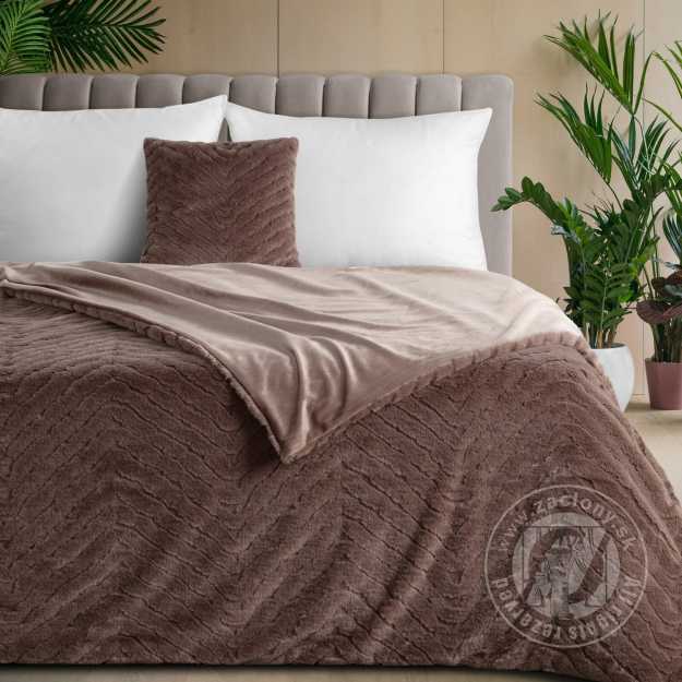 Deka obojstranná KATE 150x200cm tmavobéžová