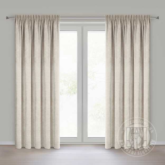 Záves NESKA na páske 140x270cm svetlobéžový