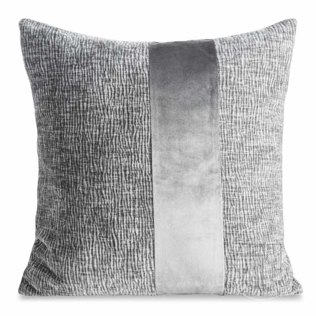 Obliečka na vankúš CARLA 45x45cm oceľová