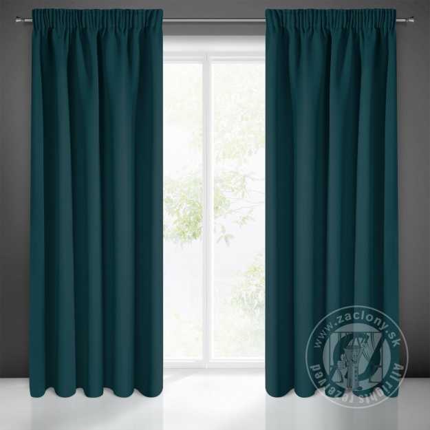 Záves BLACKOUT na páske 135x270cm petrolejový