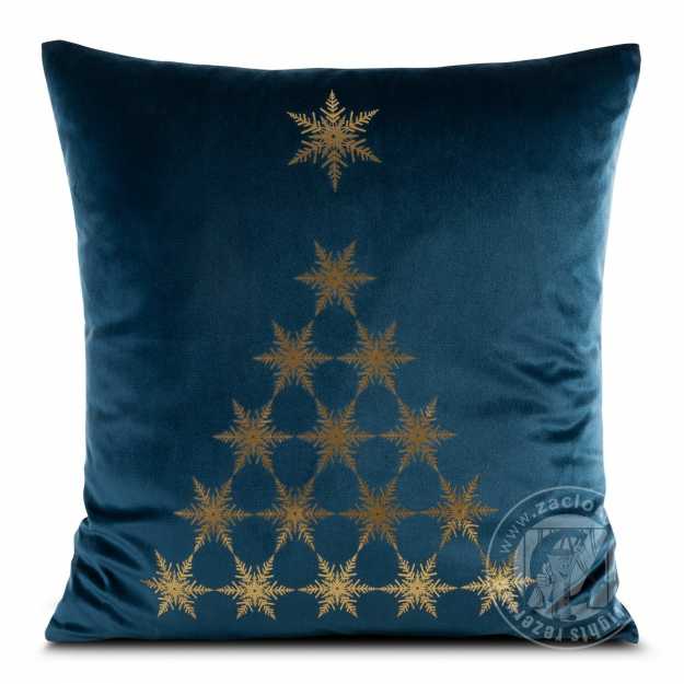 Vianočná obliečka na vankúš JOY 45x45cm zelená/zlatá