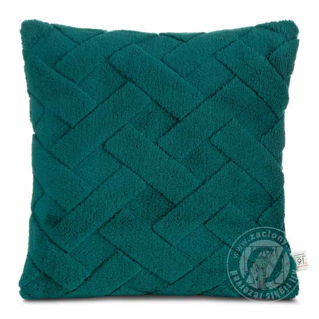 Obliečka na vankúš CARO 45x45cm tmavozelená