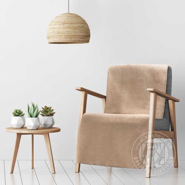 Deka AMBER na kreslo 70x160cm béžová