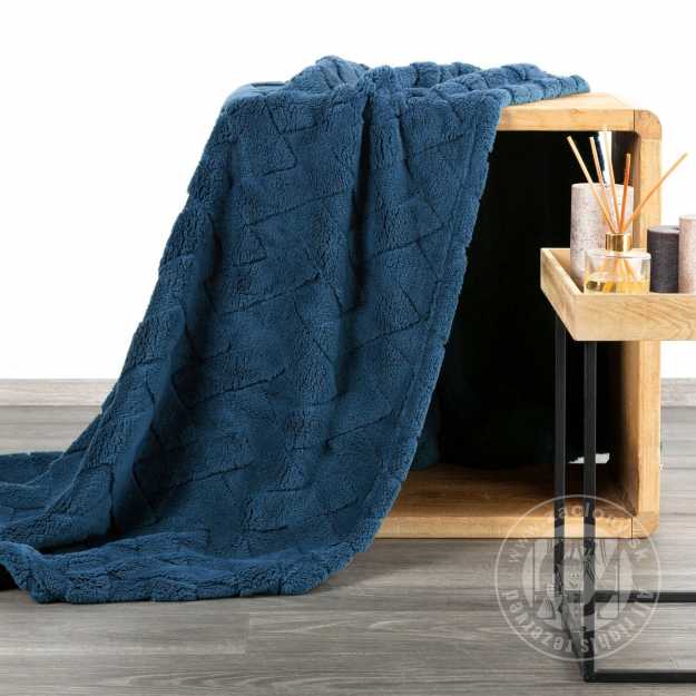 Deka na kreslo CARO 70x160cm granátová