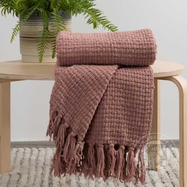 Deka SUZI 130x170cm tmavoružová