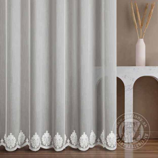 Záclona metráž 137004 naturálna 300cm