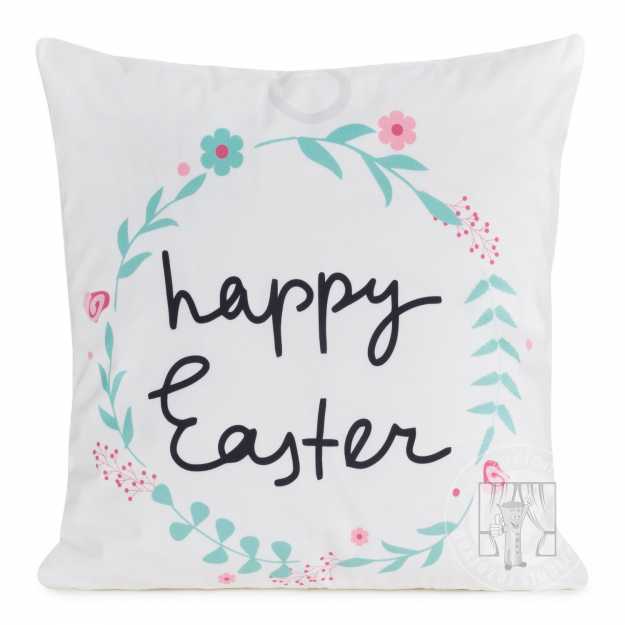  Veľkonočná obliečka na vankúš JAR/4 45x45cm biela/čierna