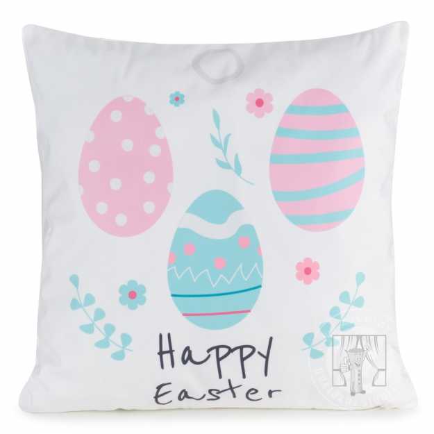 Veľkonočná obliečka na vankúš JAR/8 45x45cm biela/púdrová