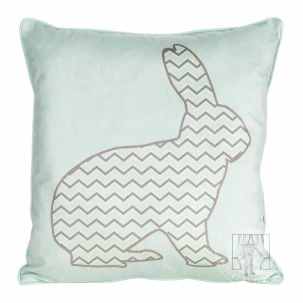 Veľkonočná obliečka na vankúš JAR/1 45x45cm mätová/béžová