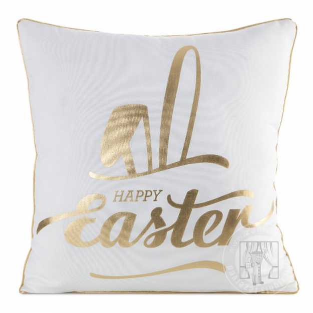 Veľkonočná obliečka na vankúš JAR/41 45x45cm biela/zlatá