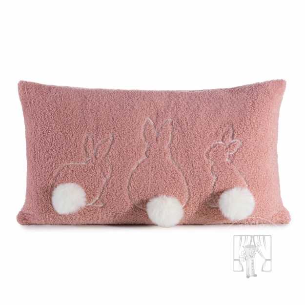 Veľkonočná obliečka na vankúš JAR/37 30x50cm púdrová/biela