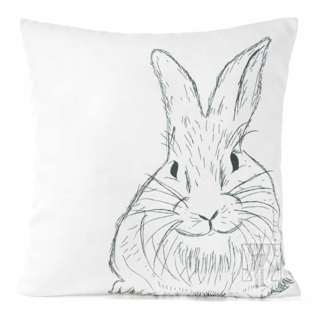 Veľkonočná obliečka na vankúš JAR/139 45x45cm biela/čierna