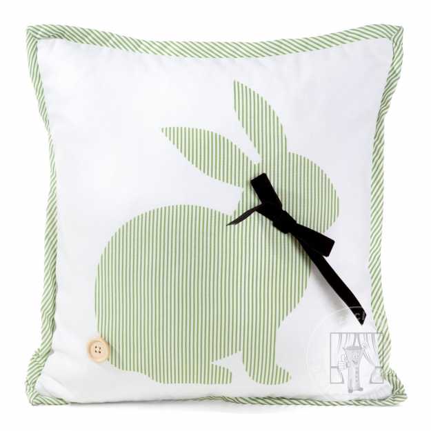 Veľkonočná obliečka na vankúš JAR/137 45x45cm biela/zelená