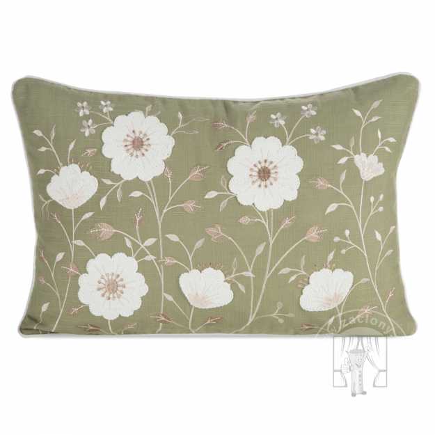 Veľkonočná obliečka na vankúš JAR/123 30x50cm zelená/biela