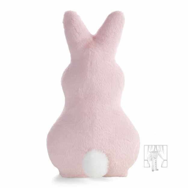 Dekoračný vankúš ZAJAC/130 21x41cm ružový