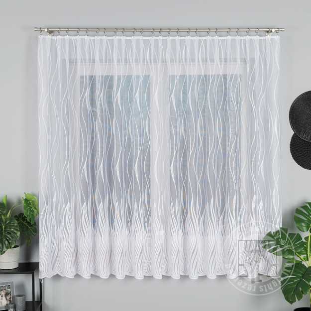 Žakarová záclona metráž 007505/001, 180cm