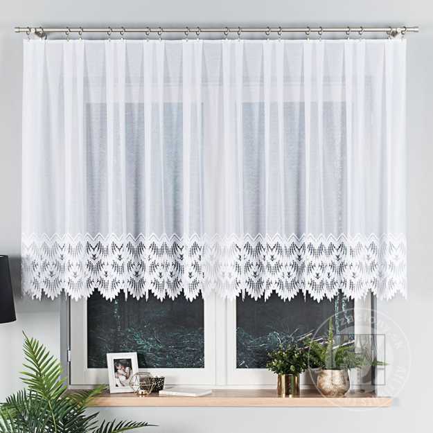 Žakarová záclona metráž 018989/001, 120cm