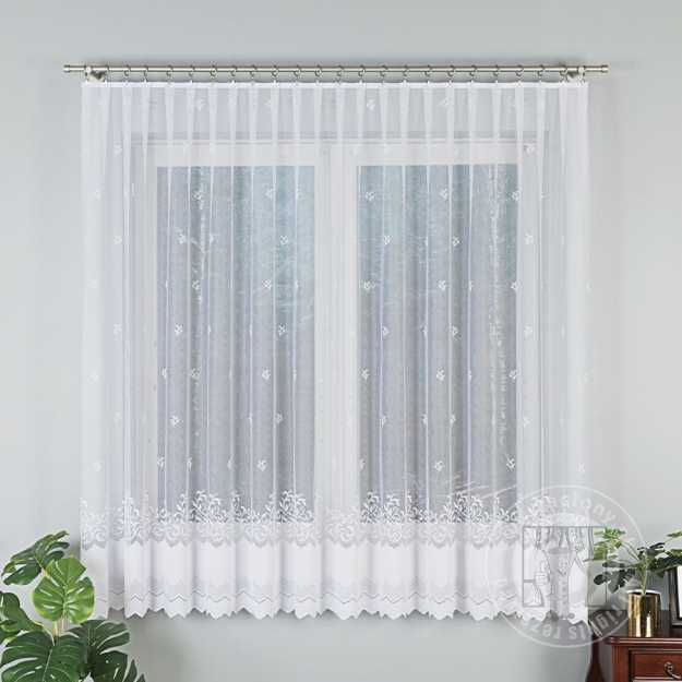 Žakarová záclona metráž 023419/001, 180cm