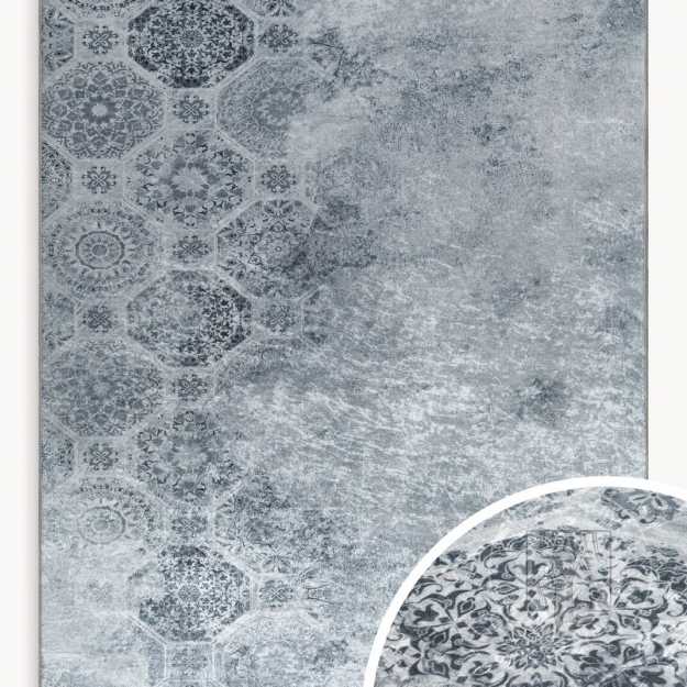 Kusový koberec LOTUS7 strieborný