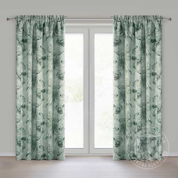 Záves NINA na páske 140x250cm mätový