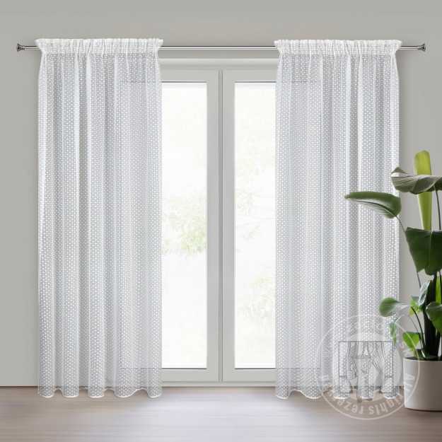 Záclona ALAYA na páske 140x270cm biela