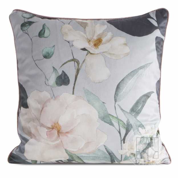  Obliečka na vankúš ROSITA 45x45cm strieborná/krémová