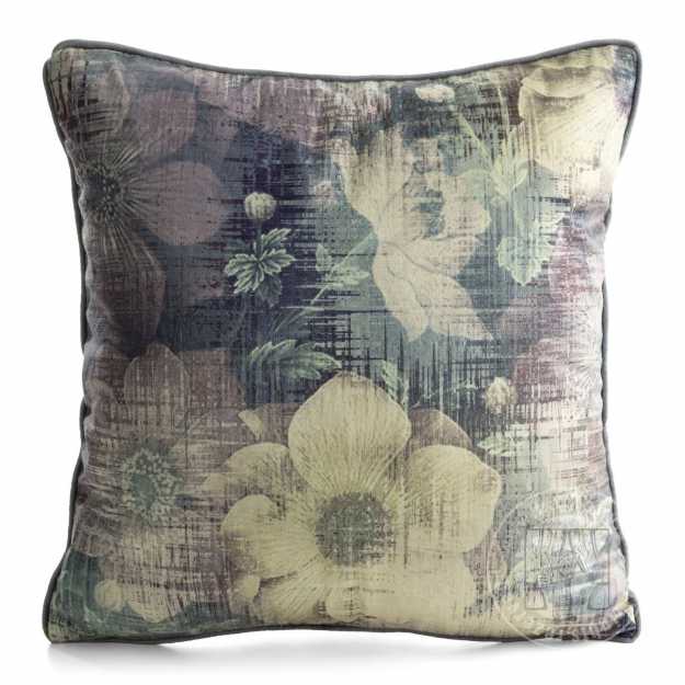 Obliečka na vankúš VELVET 45x45cm fialová/granátová