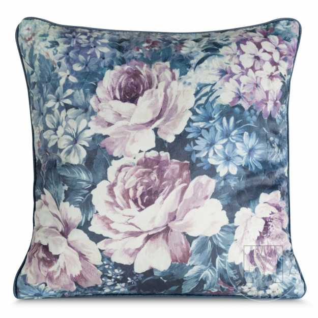 Obliečka na vankúš VELVET 45x45cm modrá/ružová