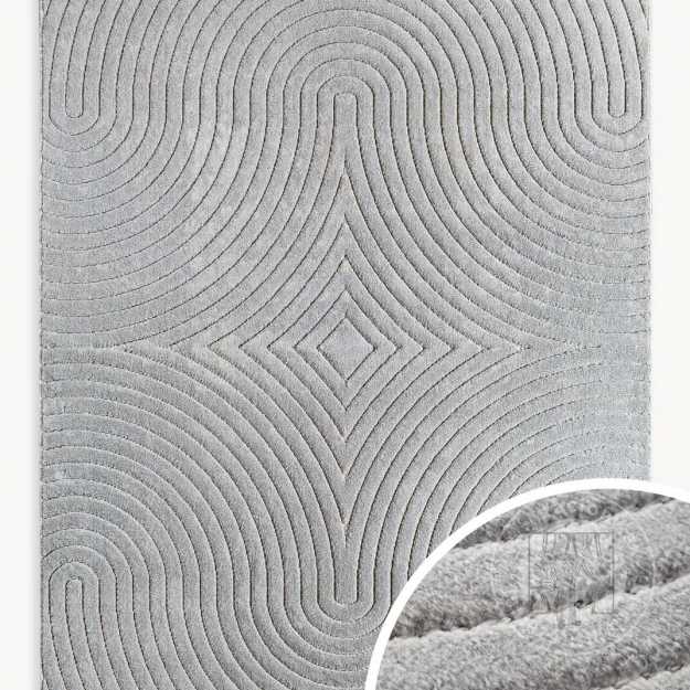 Kusový koberec VENUS BOHO1 oceľový