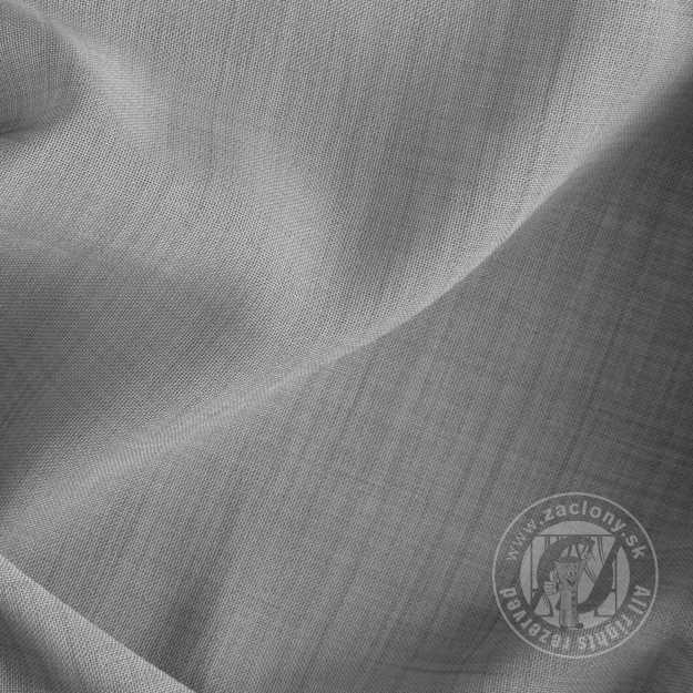 Záclona metráž CLAUDIO/ETA oceľová, 335cm