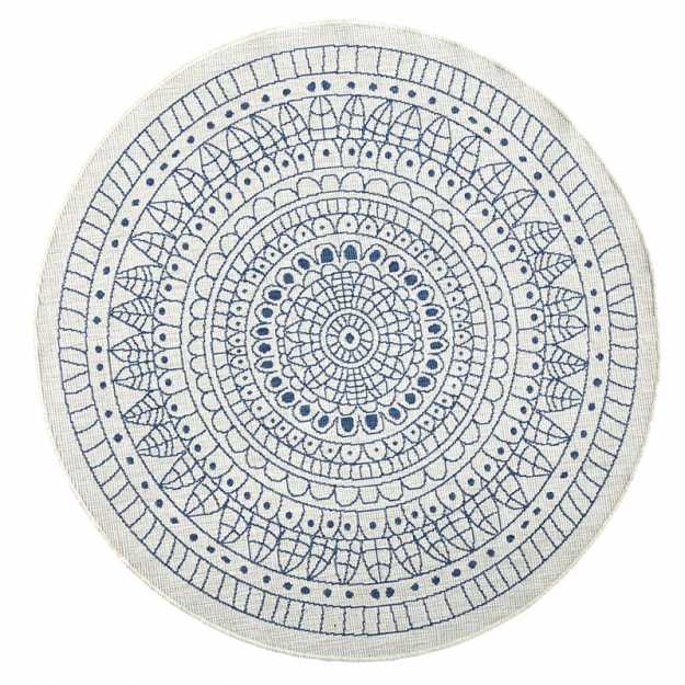 Kusový koberec Northrugs Twin 103104 Blue Cream