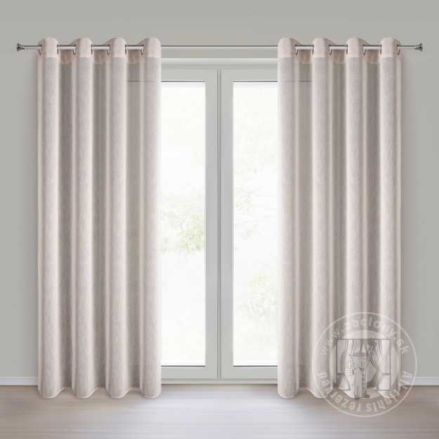 Záves ANGELICA na krúžkoch 140x250cm ružový