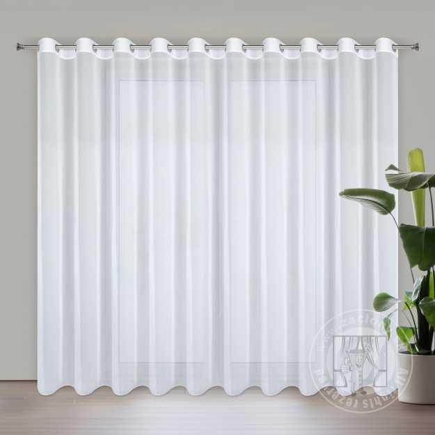 Záclona ARLETA na krúžkoch 350x270cm biela