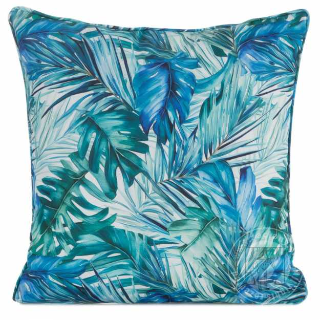 Vodeodolná obliečka na záhradný vankúš GARDEN6 45x45cm modrá/tyrkysová
