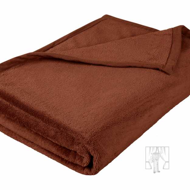 Deka KORALL Micro 150x200cm čokoládová