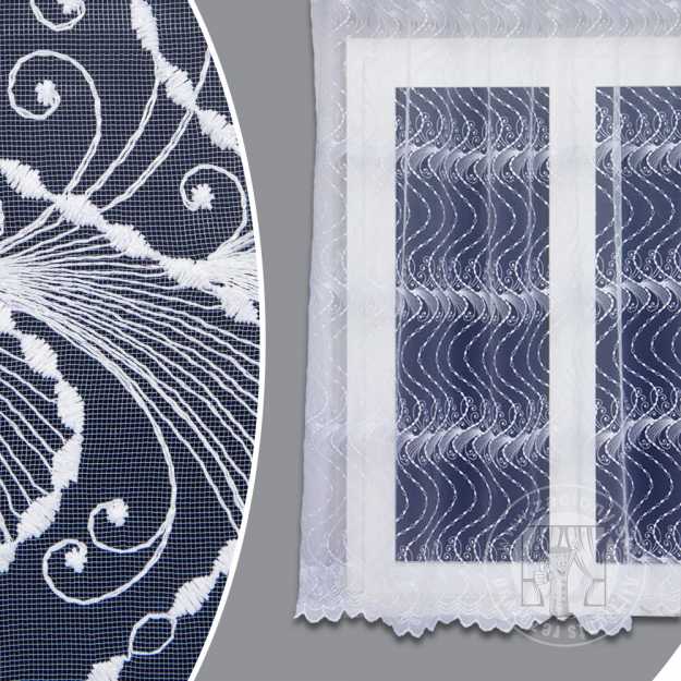 Záclona metráž 8716 250cm - 4m