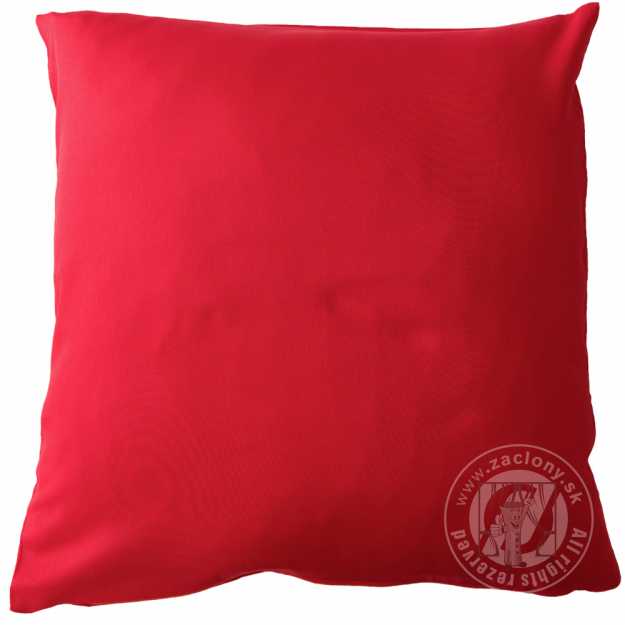 Obliečka saténová 40x40cm červená