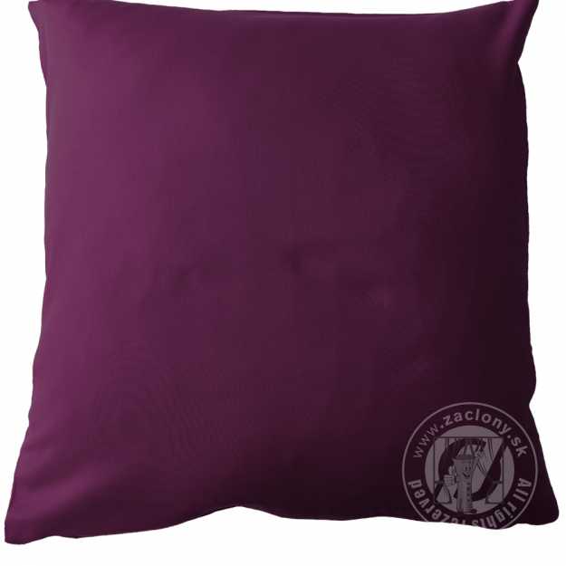 Obliečka saténová 40x40cm fialová