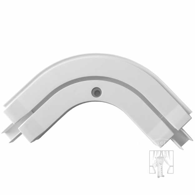 Oblúk ku plastovej koľajnici - vonkajší 1-drážkový