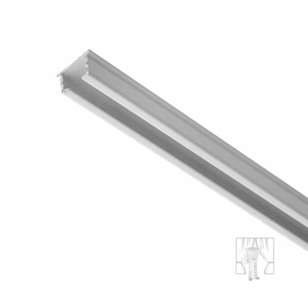 Stropná hliníková koľajnica 1-drážková s príslušenstvom