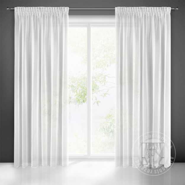 Záclona ESEL na páske biela 135x270cm