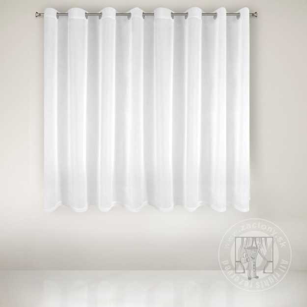 Záclona LUCY na krúžkoch biela 300x160cm