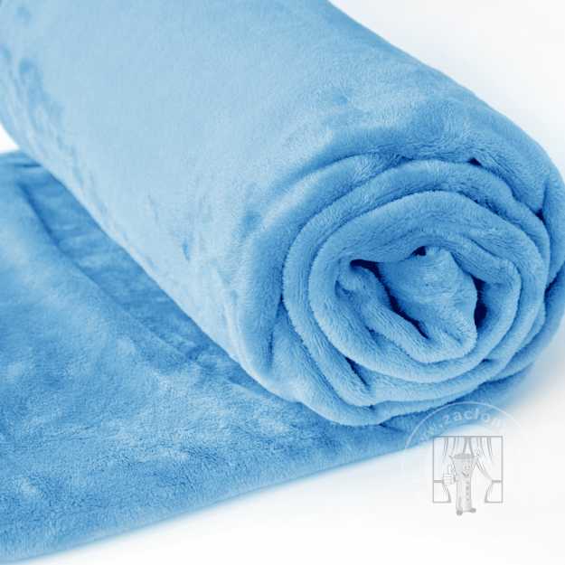 Deka z mikrovlákna SLEEP WELL® 150x200cm svetlomodrá