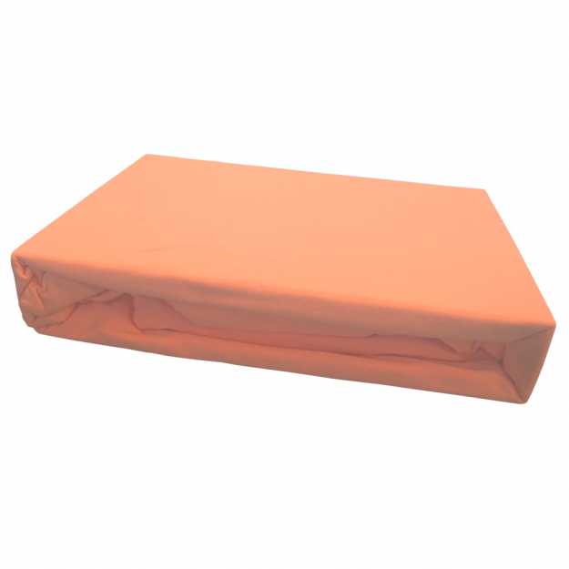 Detská napínacia plachta JERSEY 70x130cm oranžová 8